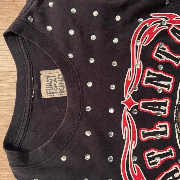 Women Atlanta Falcons Graphic Tee - Black - Picture 2 of 3